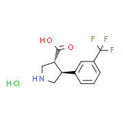 (3S,4R)-4-(3-(TRIFLUOROMETHYL)PHENYL)PYRROLIDINE-3-CARBOXYLIC ACID 1049978-65-5